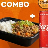 Combo - Carne Moída e Legumes + Coca cola Original