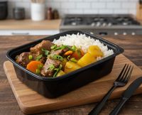 Carne de panela com batata e cenoura (Congelada 350ml).
